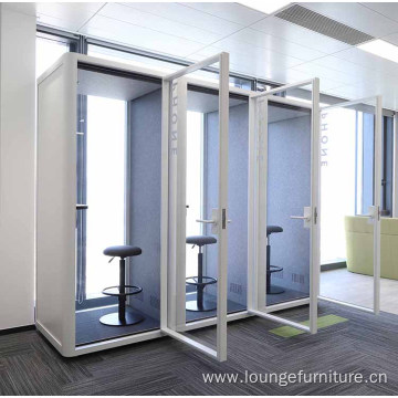 Modern design privacy acoustic soundproof office phone booth